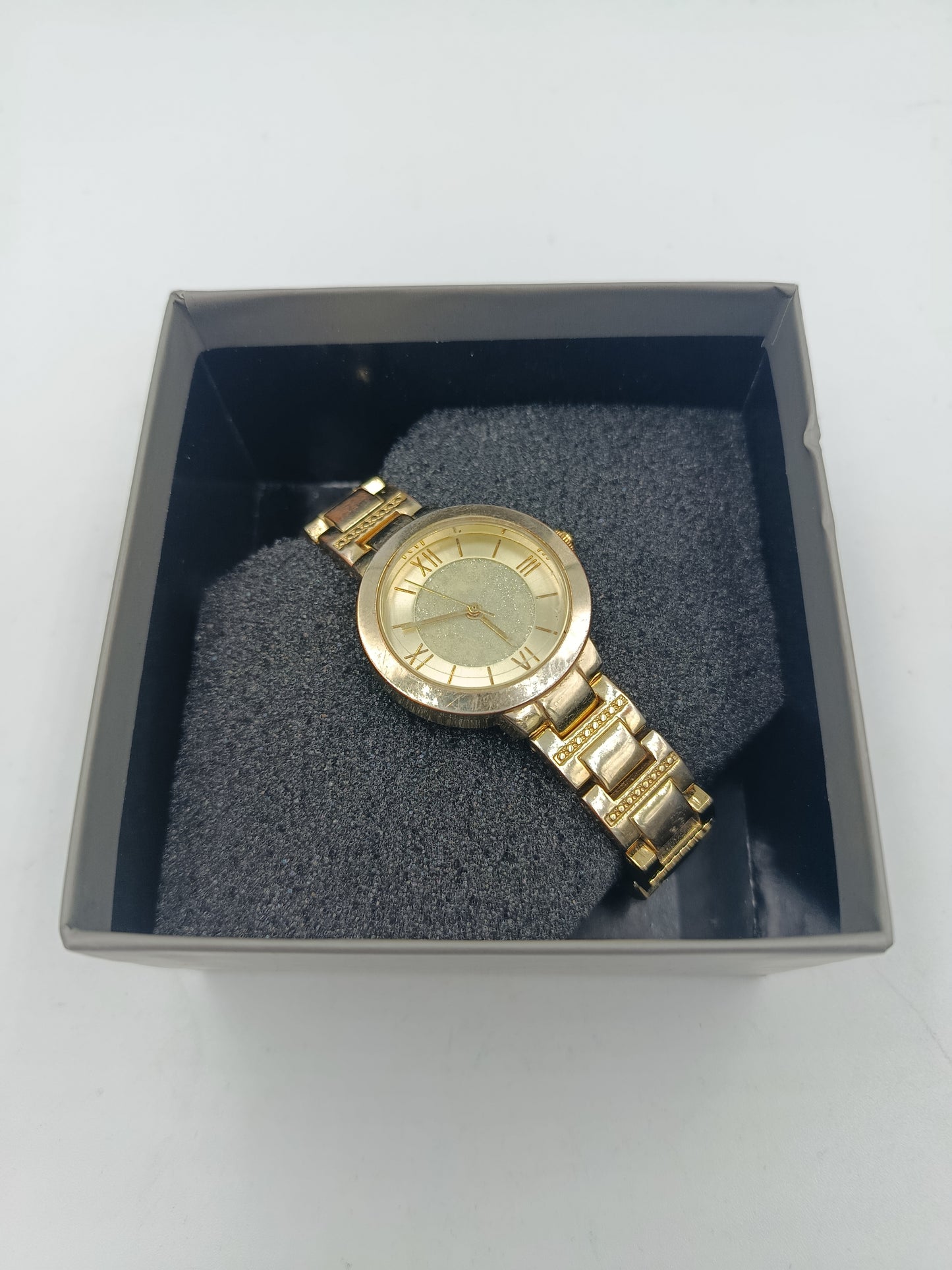 Damen Armbanduhr bBright Goldfarben 18cm Japan Quartz Elegant