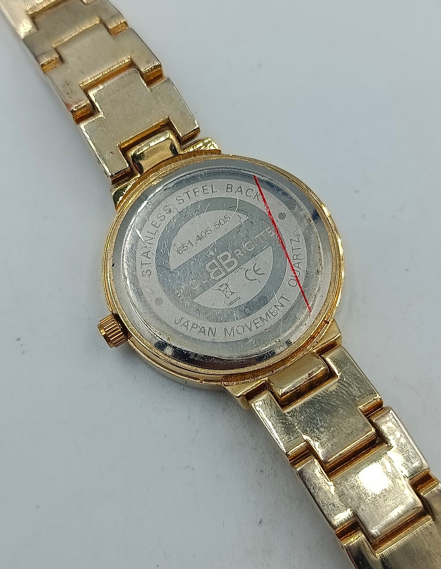 Damen Armbanduhr bBright Goldfarben 18cm Japan Quartz Elegant