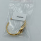 Damen Armspange Uhr Goldfarben Schwarz Zifferblatt Vintage