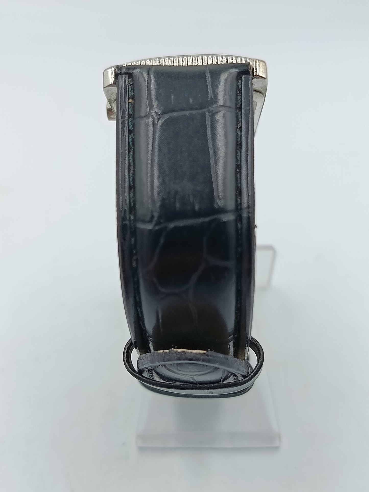 Bergmann Armbanduhr Edelstahl Schwarz Rechteckig Klassisch 3ATM