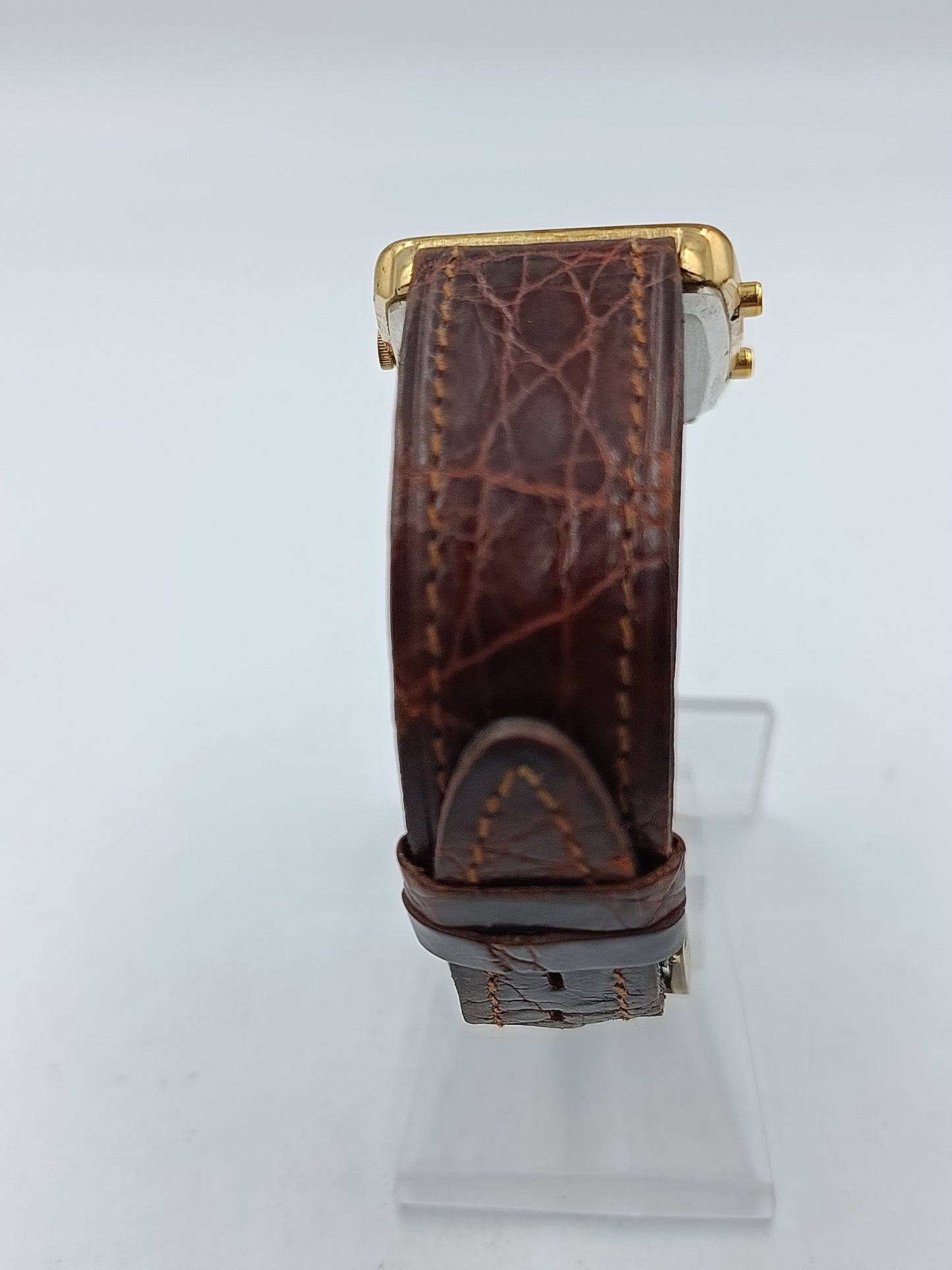 Seiko Quartz Alarm Chronograph H249-5070 Goldfarben Vintage Japan