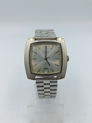 Tissot Automatic Herrenarmbanduhr Silberfarben Vintage Swiss Made