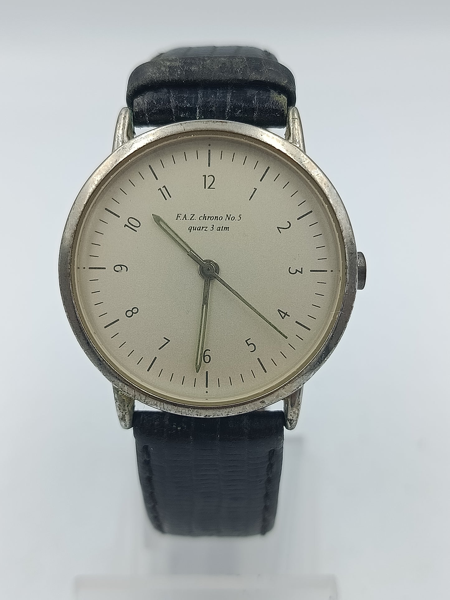 F.A.Z. Chrono No.5 Herrenarmbanduhr Edelstahl Quartz 3ATM Edition Chromo