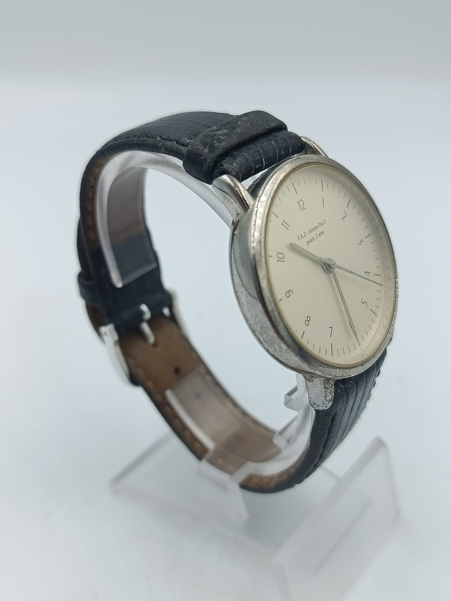 F.A.Z. Chrono No.5 Herrenarmbanduhr Edelstahl Quartz 3ATM Edition Chromo