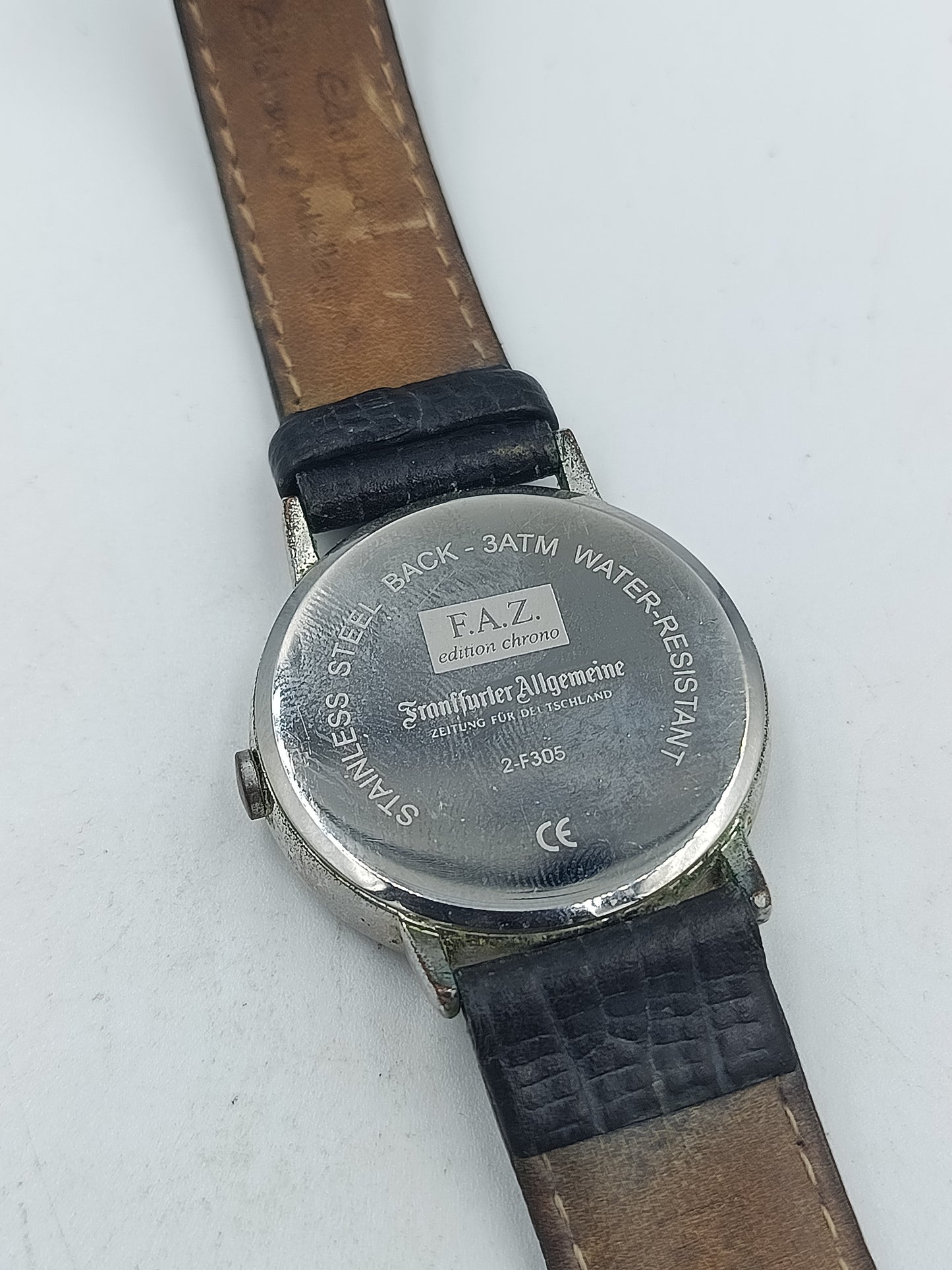 F.A.Z. Chrono No.5 Herrenarmbanduhr Edelstahl Quartz 3ATM Edition Chromo