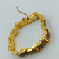 Vintage Armband Gold Gravur Muster  Damen Schmuck