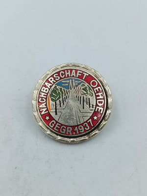Anstecknadel Nachbarschaft Oehde Gegr 1937 Emaille Pin Abzeichen Sammler