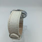 Vintage Saturn Armbanduhr USA UdSSR Motiv Weißes Band Sammleruhr