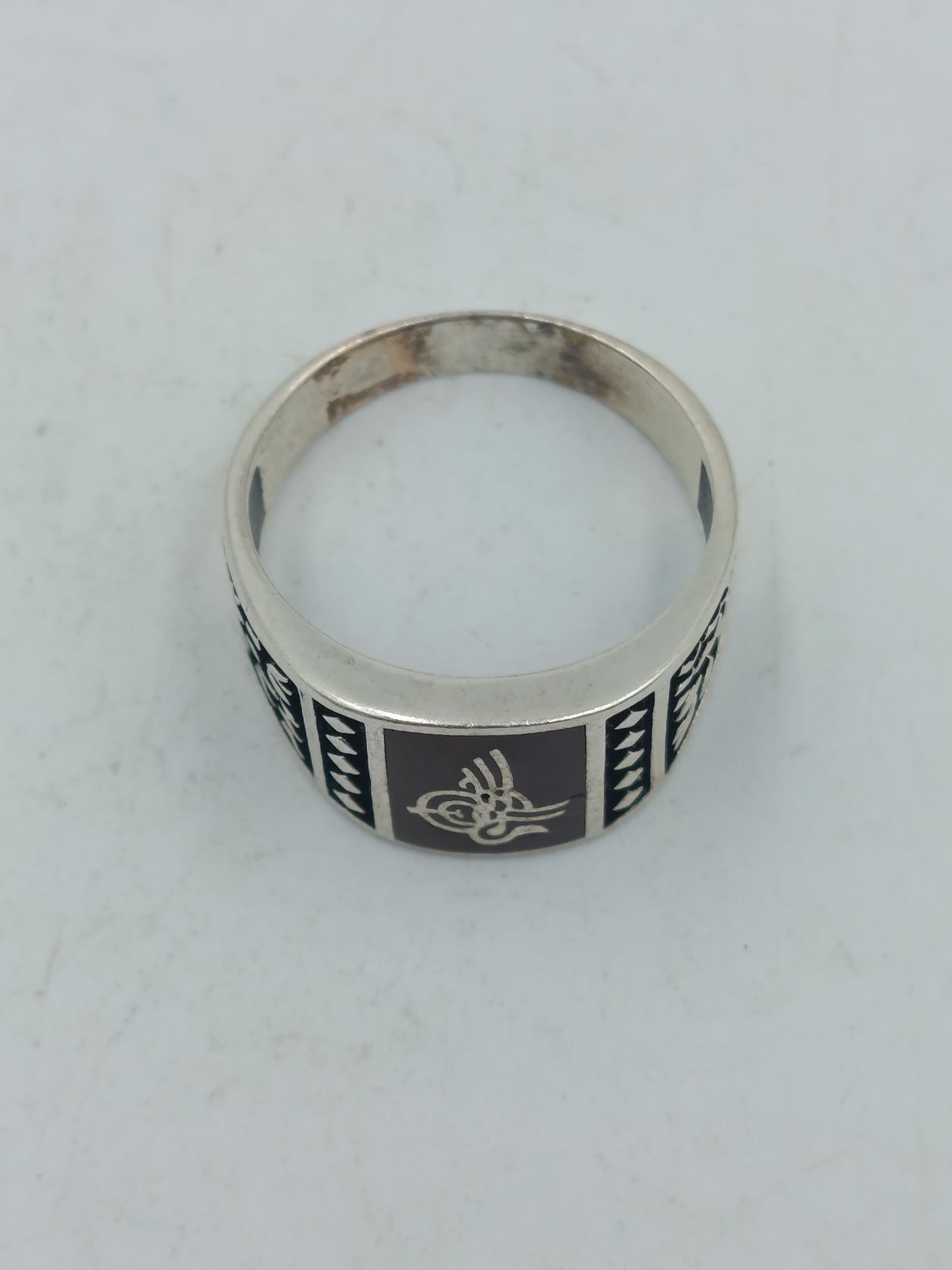 925 Silber Ring Mit Tughra Motiv Orientalisch Klassisch