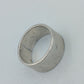 835 Silber Bandring Breit Klassisch Unisex Minimalistisch Gr 58