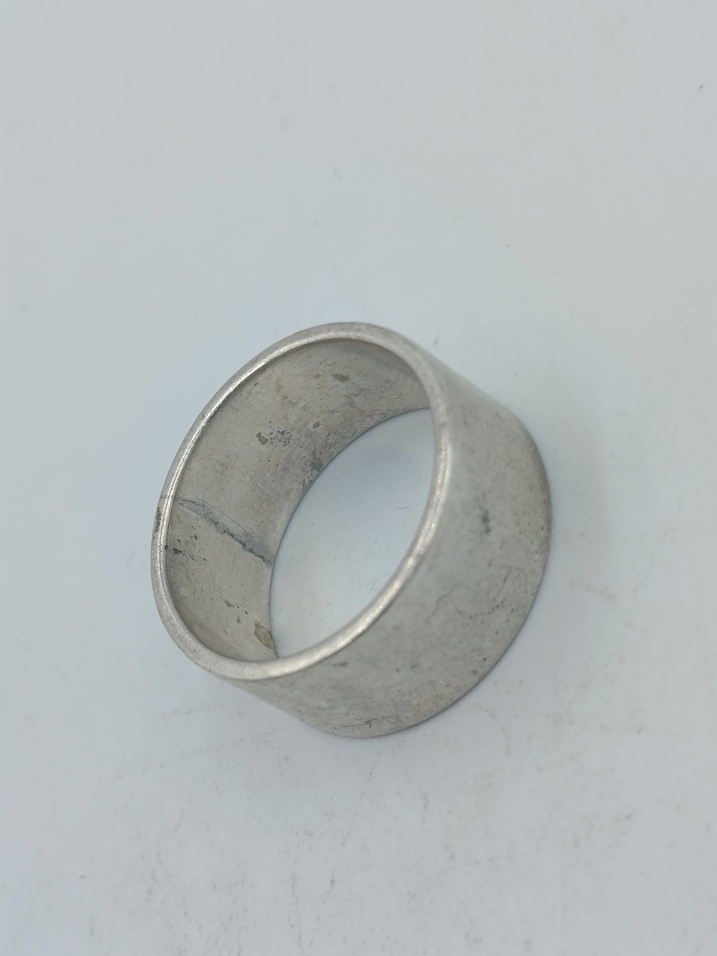 835 Silber Bandring Breit Klassisch Unisex Minimalistisch Gr 58