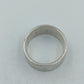 835 Silber Bandring Breit Klassisch Unisex Minimalistisch Gr 58