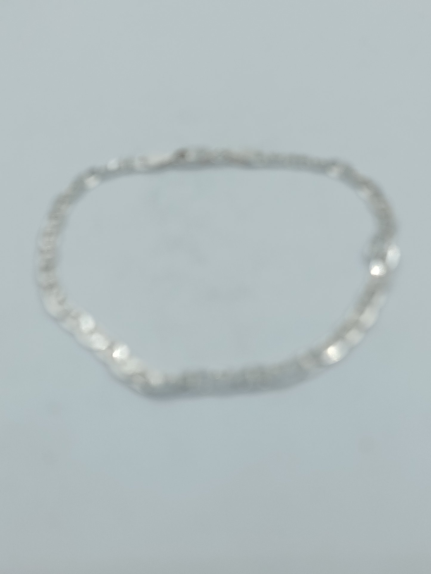 925 Silber Armband Figaro 22cm Klassisch Unisex