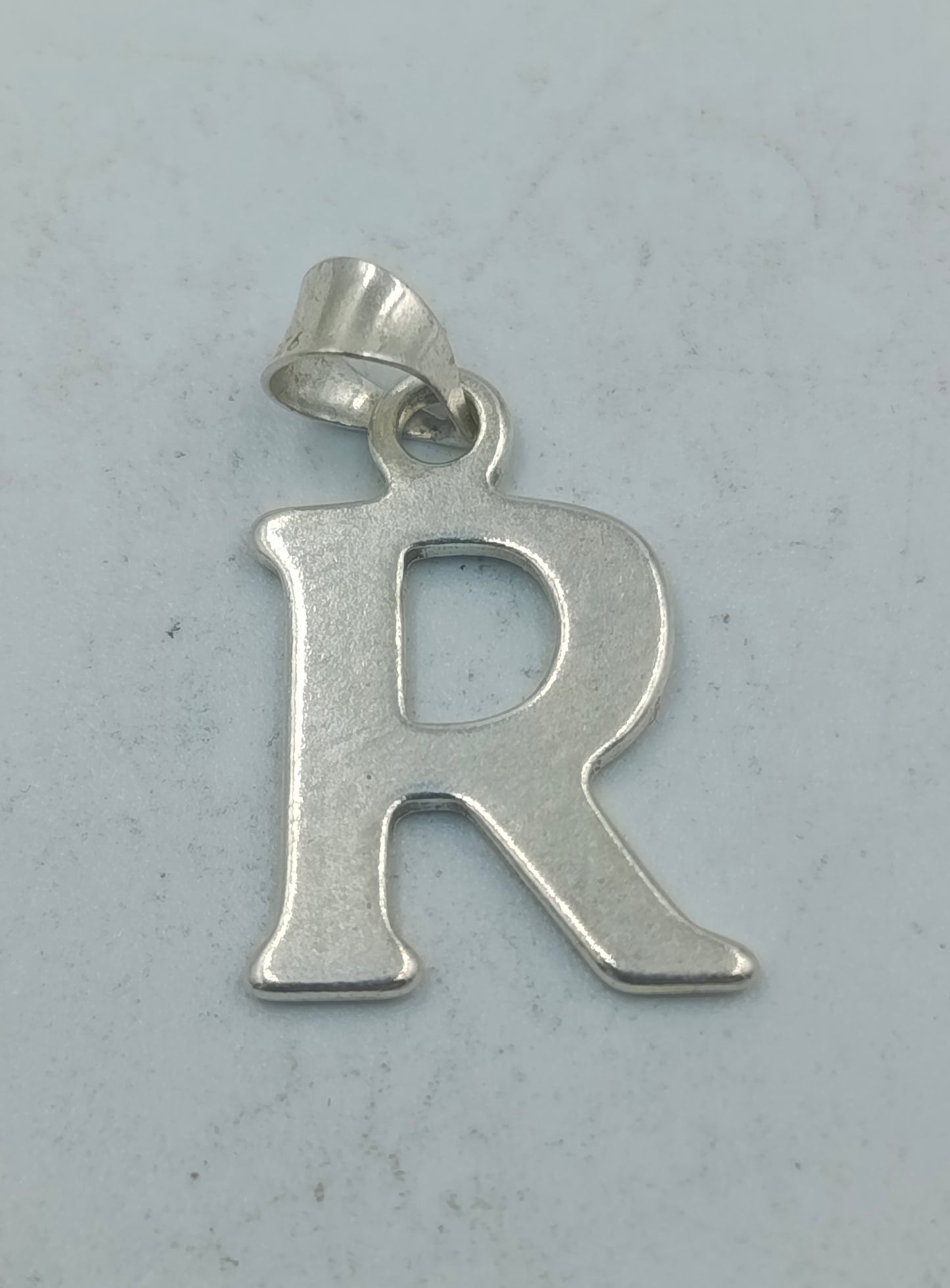 925 Silber Anhänger Buchstabe R Initiale 2cm