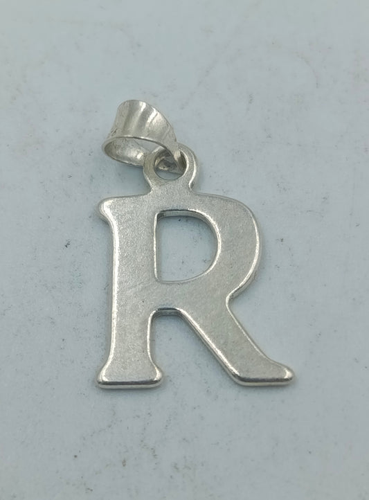 925 Silber Anhänger Buchstabe R Initiale 2cm