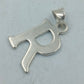 925 Silber Anhänger Buchstabe R Initiale 2cm