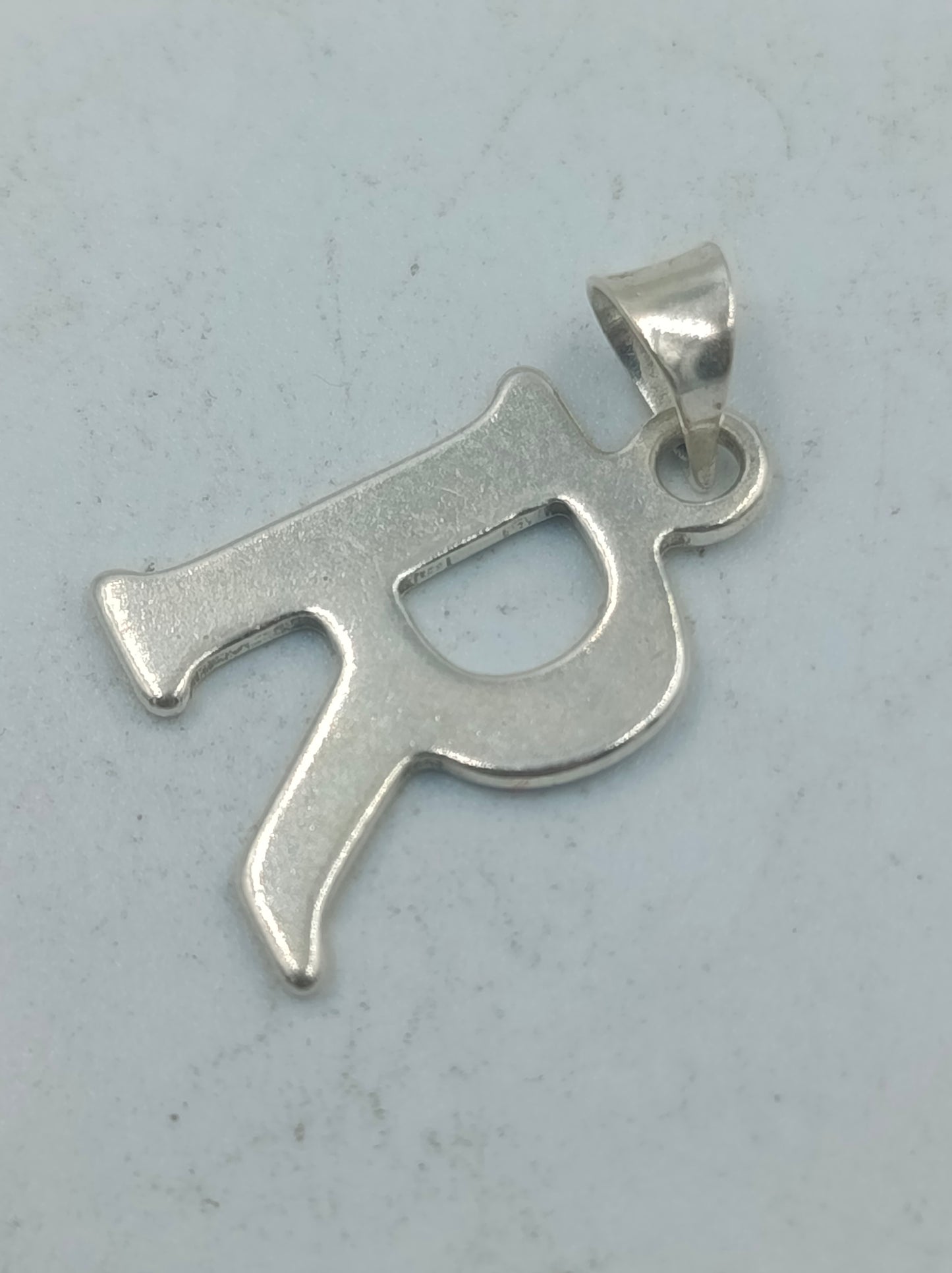 925 Silber Anhänger Buchstabe R Initiale 2cm