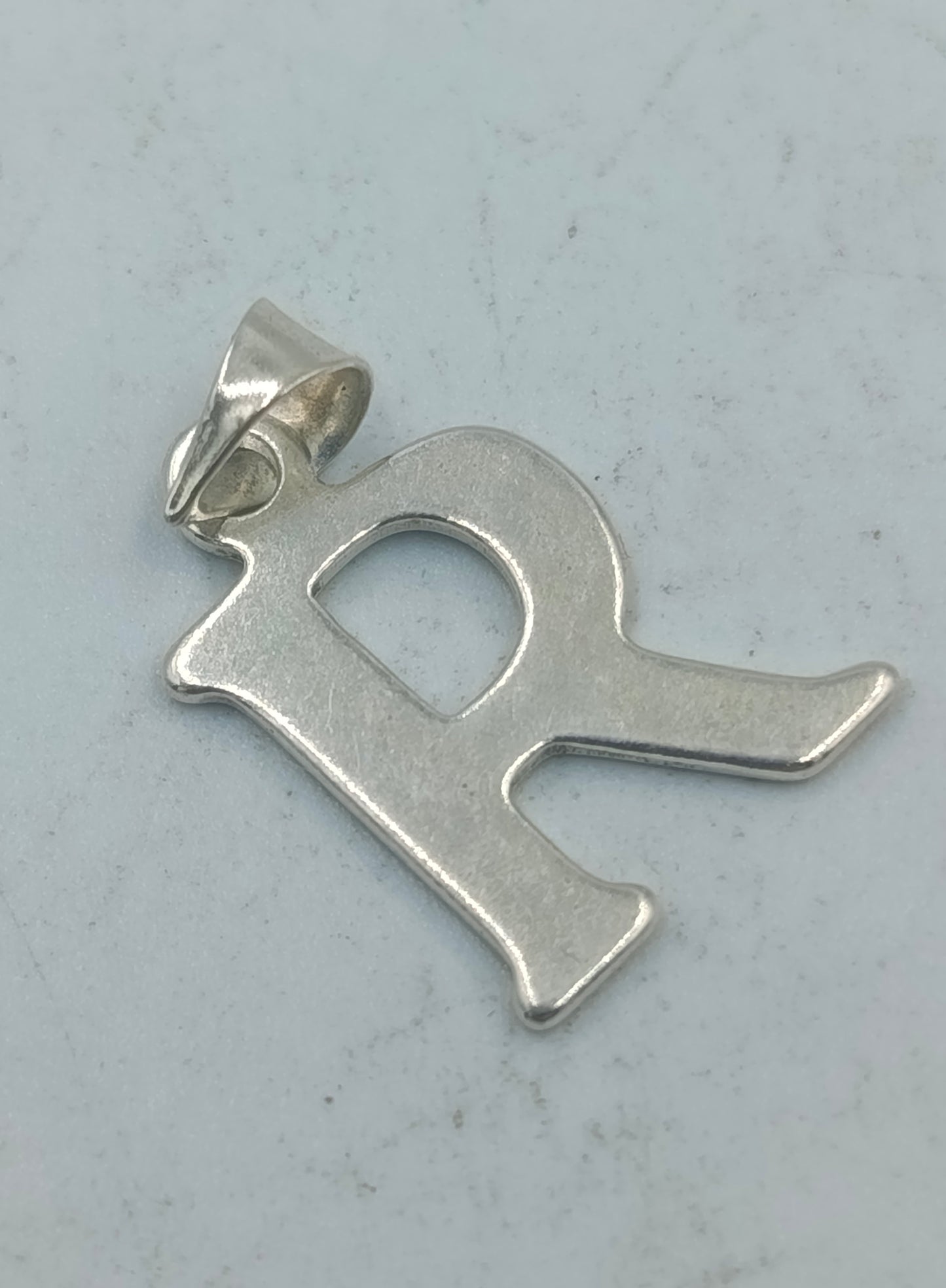 925 Silber Anhänger Buchstabe R Initiale 2cm