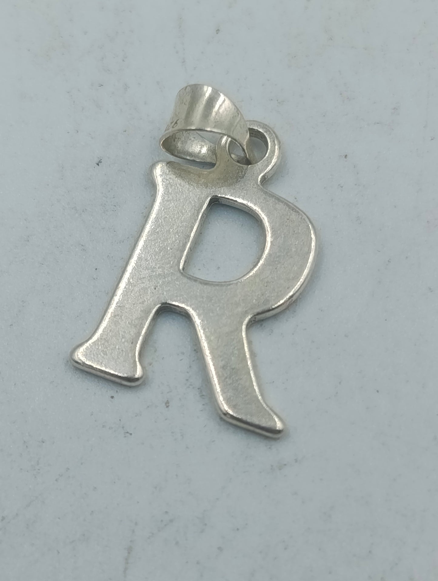 925 Silber Anhänger Buchstabe R Initiale 2cm