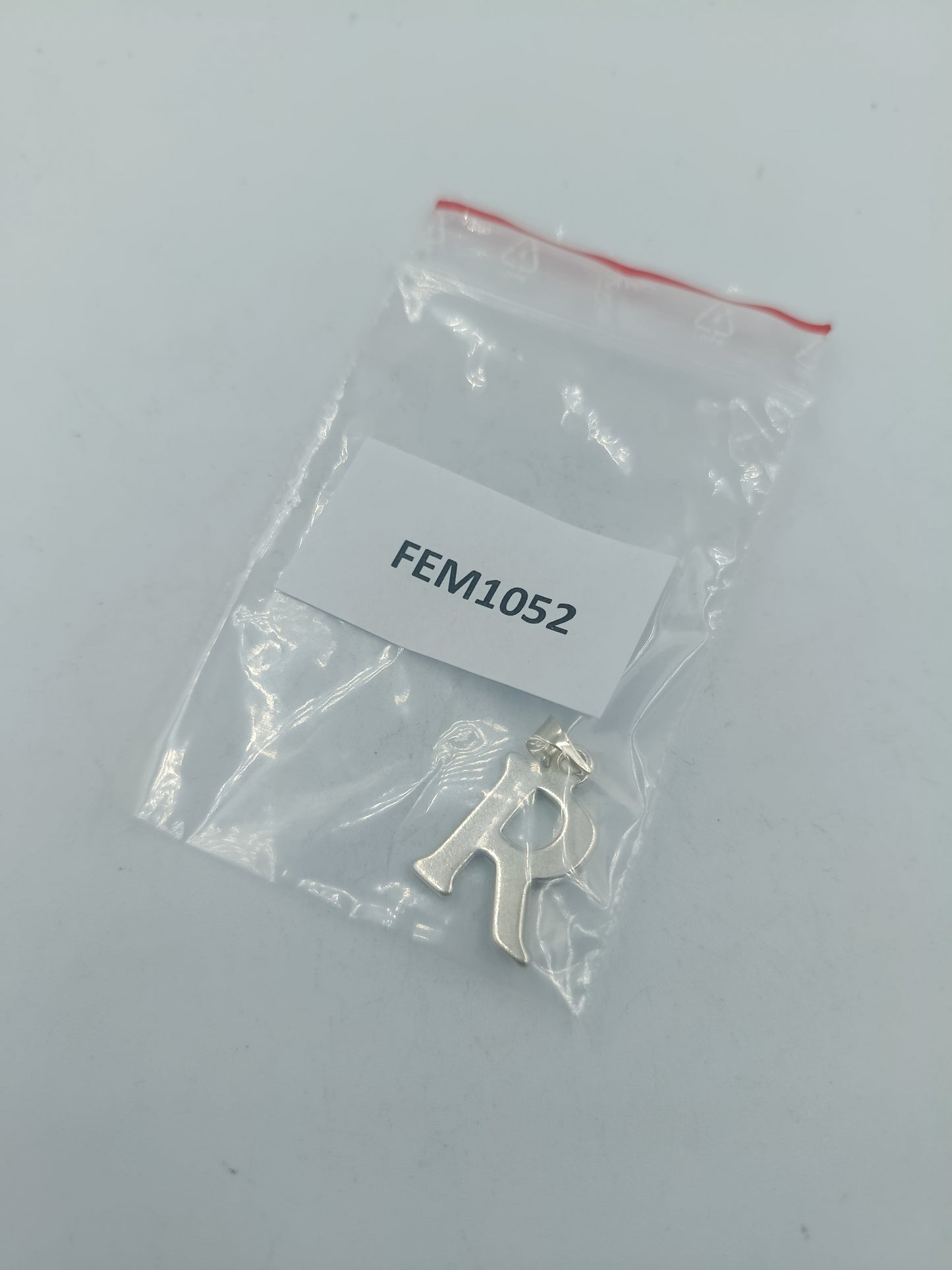 925 Silber Anhänger Buchstabe R Initiale 2cm