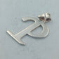 925 Silber Anhänger Buchstabe P Initiale 2cm