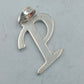 925 Silber Anhänger Buchstabe P Initiale 2cm