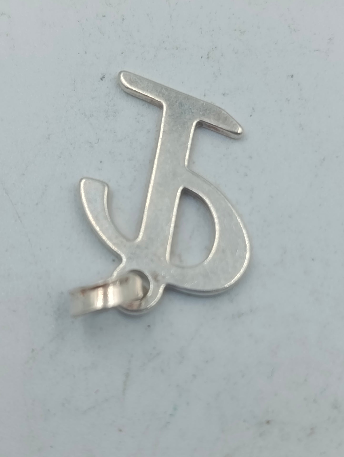 925 Silber Anhänger Buchstabe P Initiale 2cm