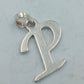 925 Silber Anhänger Buchstabe P Initiale 2cm