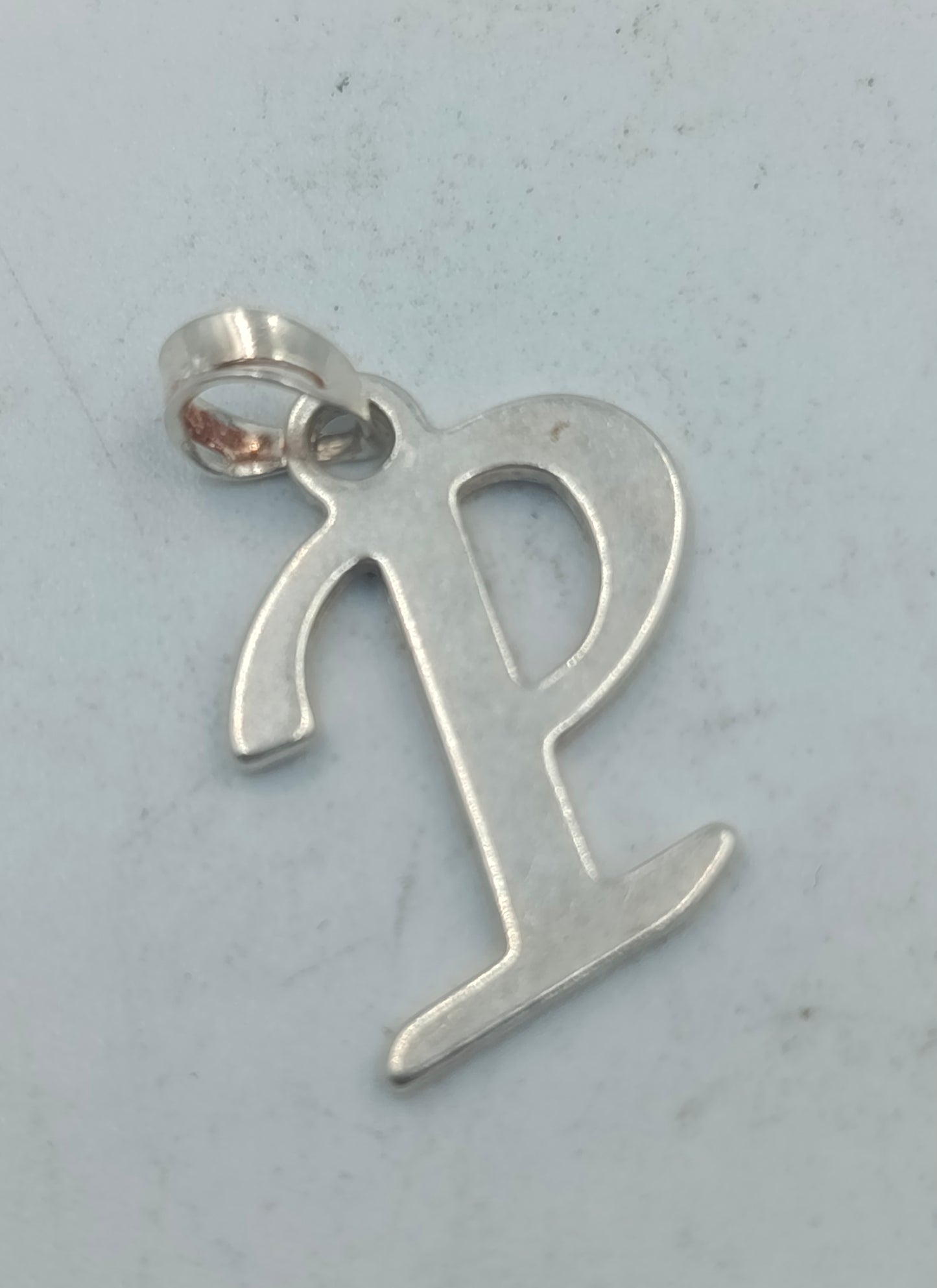 925 Silber Anhänger Buchstabe P Initiale 2cm