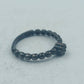 925 Silber Ring oxidiert Gr55 Vintage Design