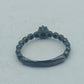 925 Silber Ring oxidiert Gr55 Vintage Design
