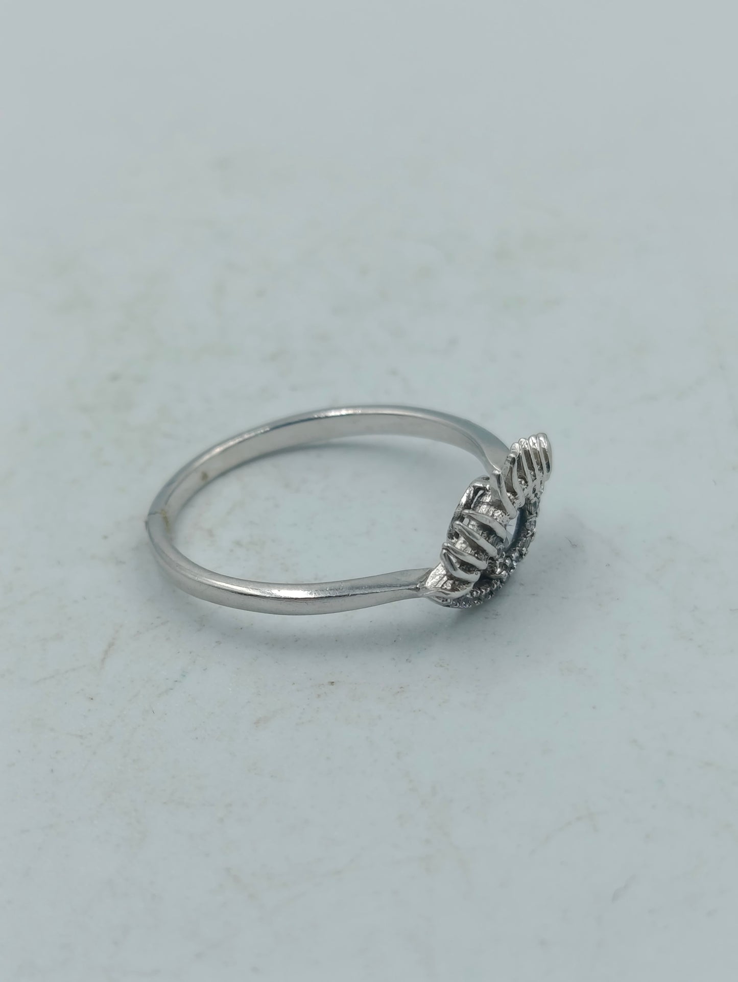 925 Silber Ring mit Auge-Design und Zirkonia