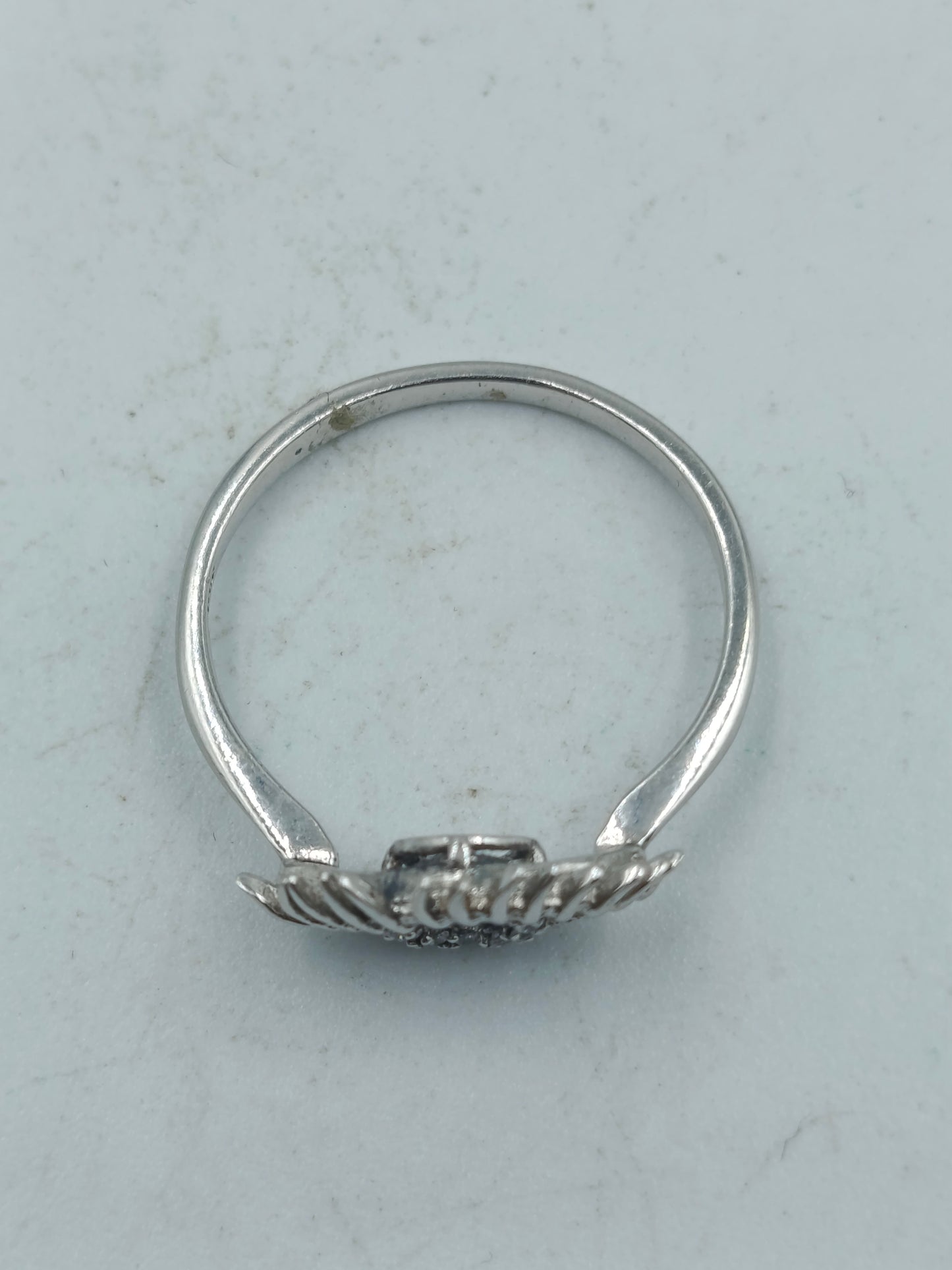 925 Silber Ring mit Auge-Design und Zirkonia