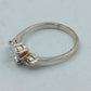 925 Silber Ring mit klaren Zirkonia Elegantes Design