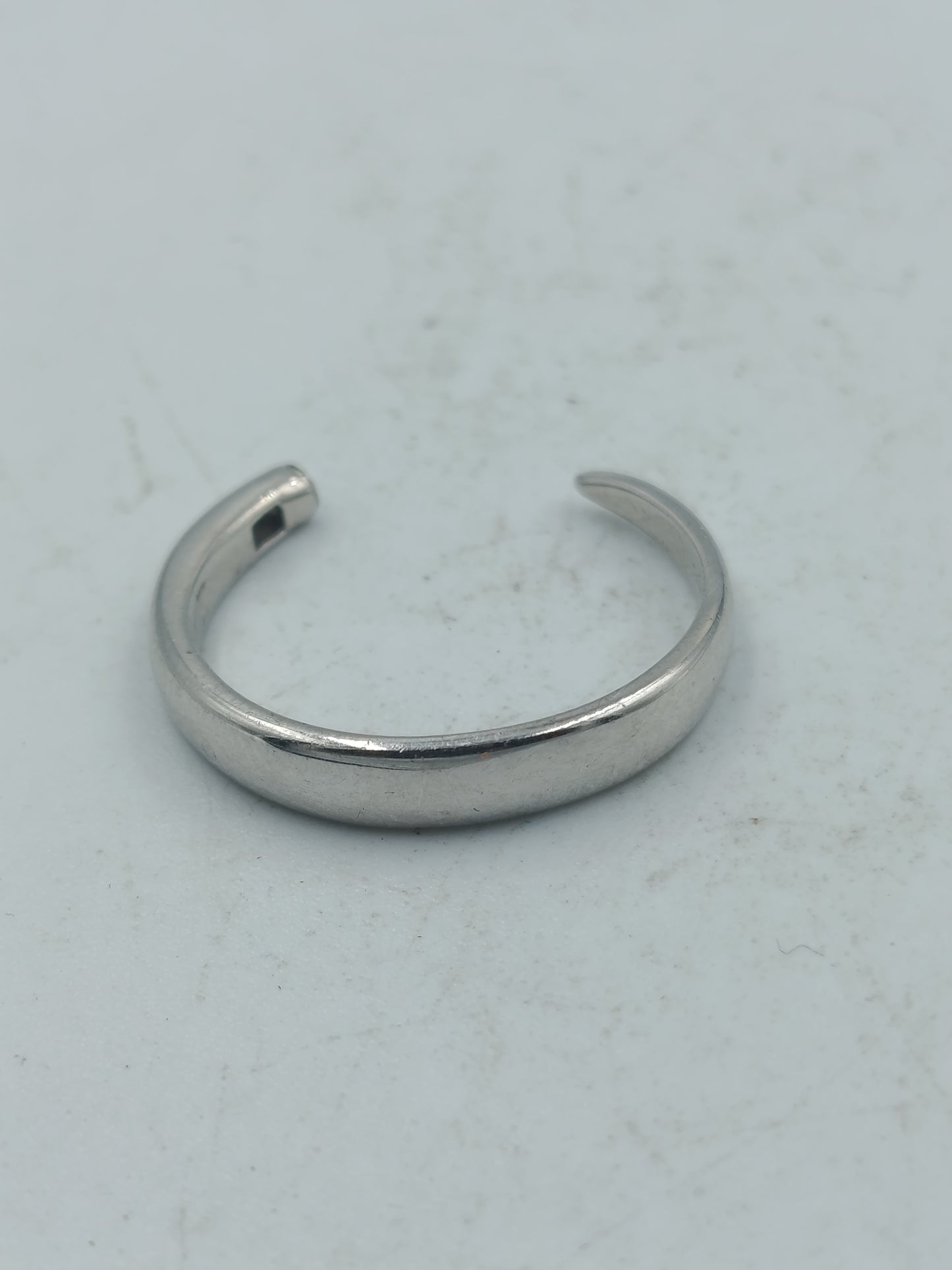 925 Silber Ring schlicht verstellbar und flexibel