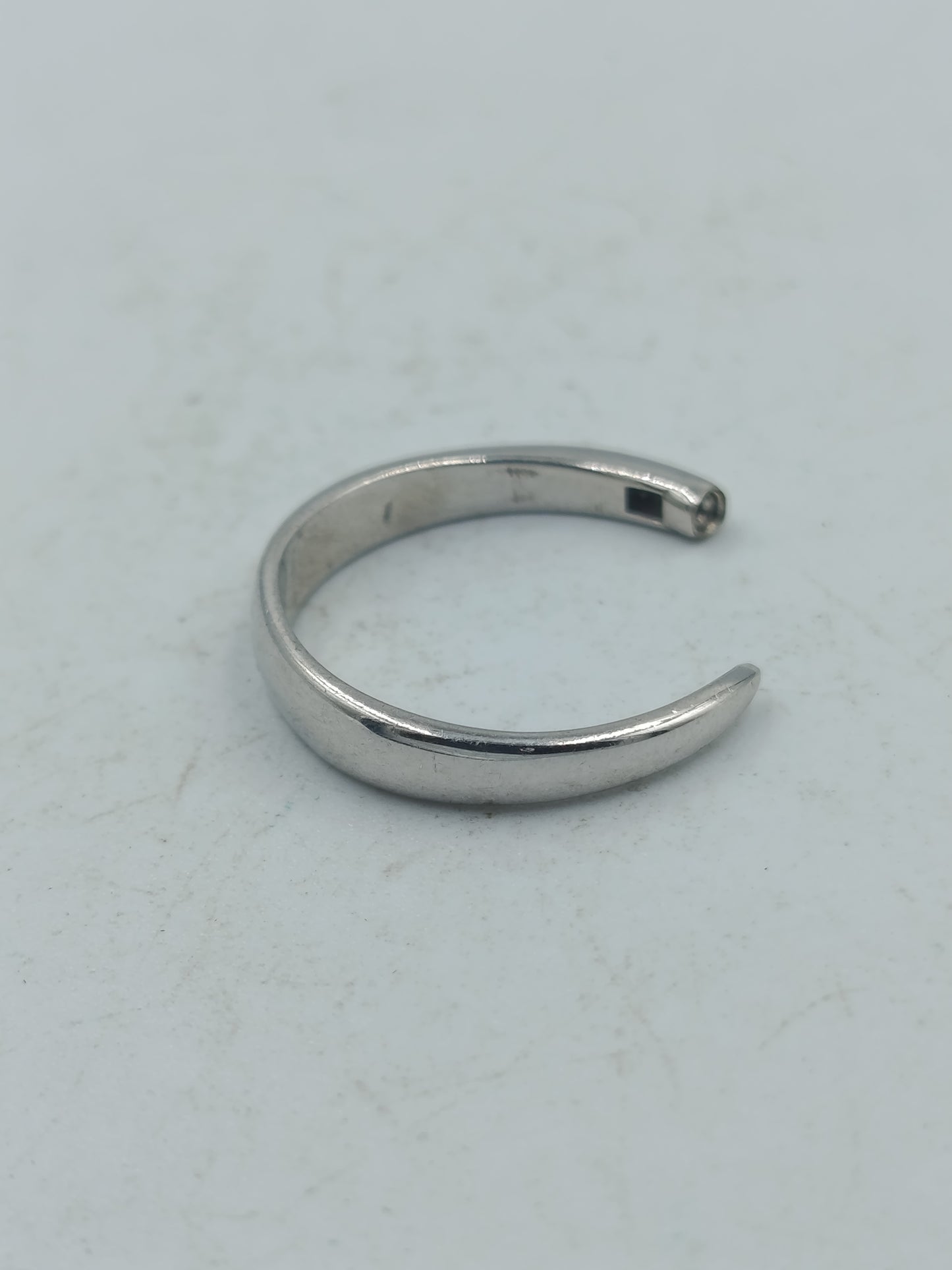 925 Silber Ring schlicht verstellbar und flexibel