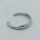 925 Silber Ring schlicht verstellbar und flexibel