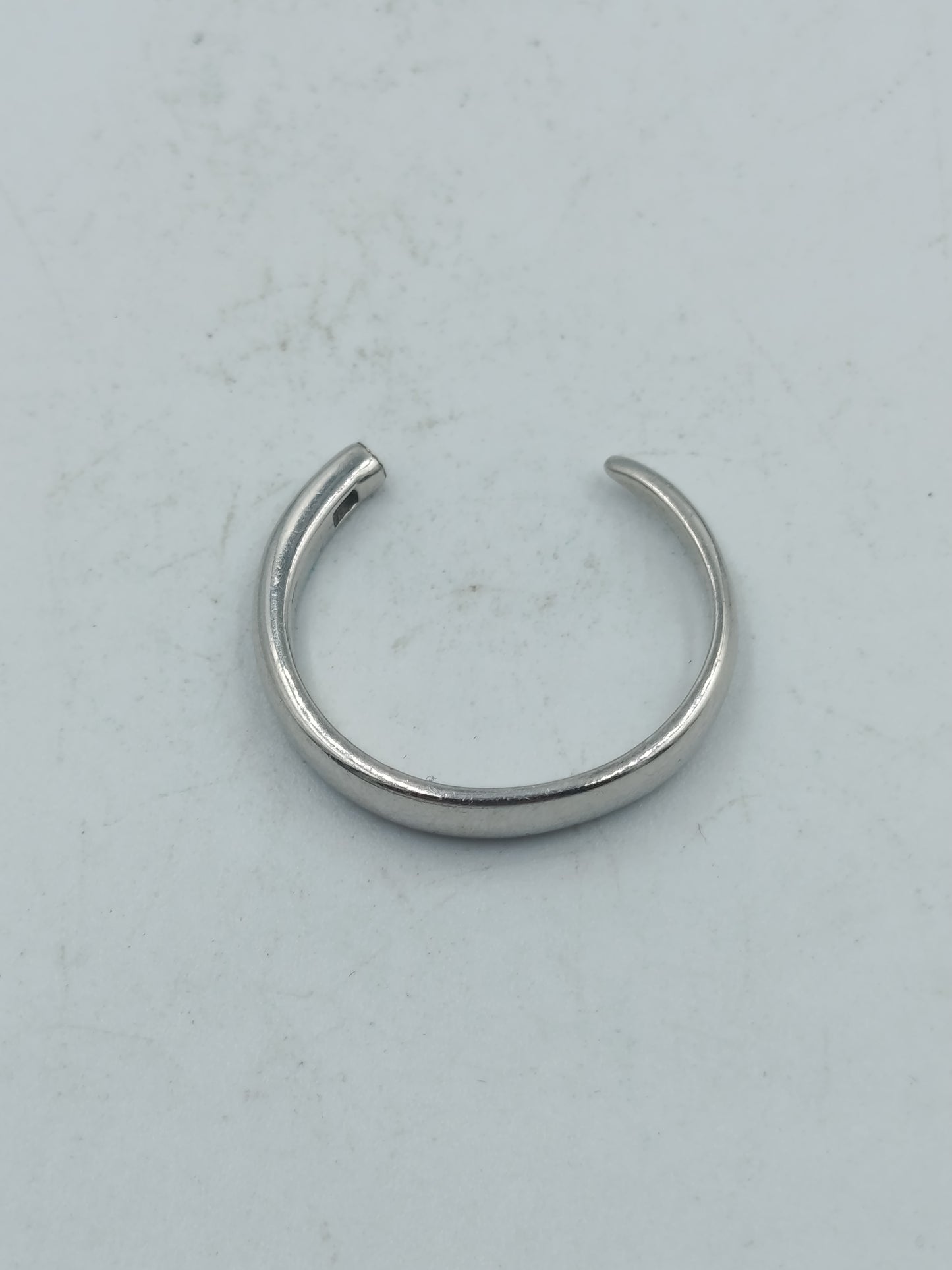 925 Silber Ring schlicht verstellbar und flexibel