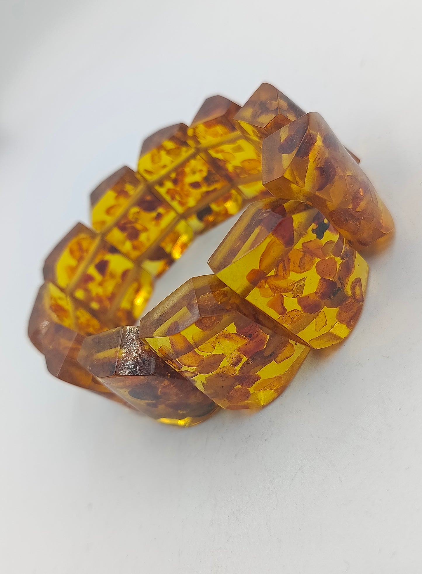 Bernstein Design Armband elastisch Bernstein Look