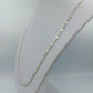 925 Silber Halskette Figaro 55cm Glanz Silberkette