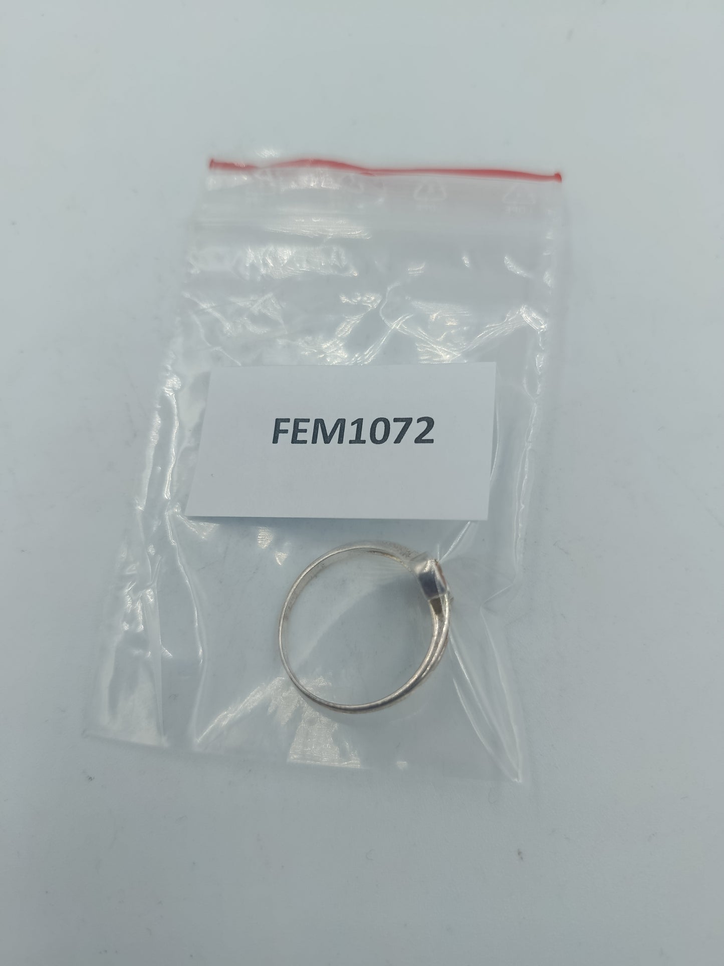 925 Silber Ring mit zwei braunen Herz Steinen