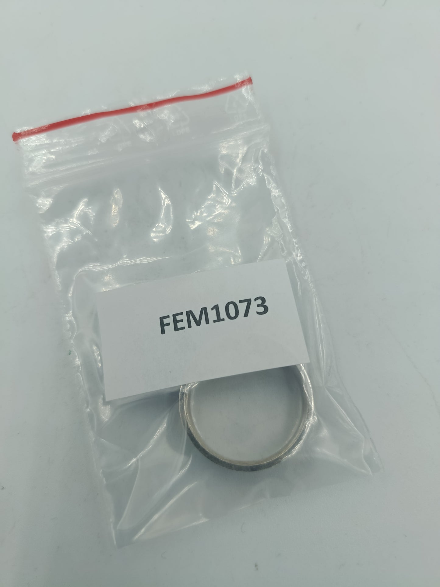 925 Silber Ring mit schwarz silbernem Muster Gr65