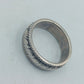 925 Silber Ring mit breitem Musterband Größe 65