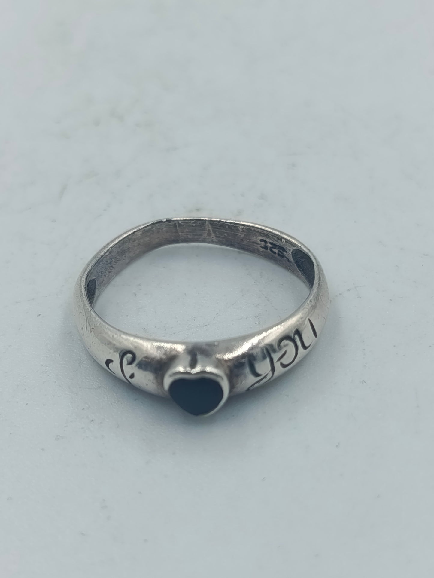 925 Silber Ring Herz I Love You Gr49 Romantisches Herzdesign