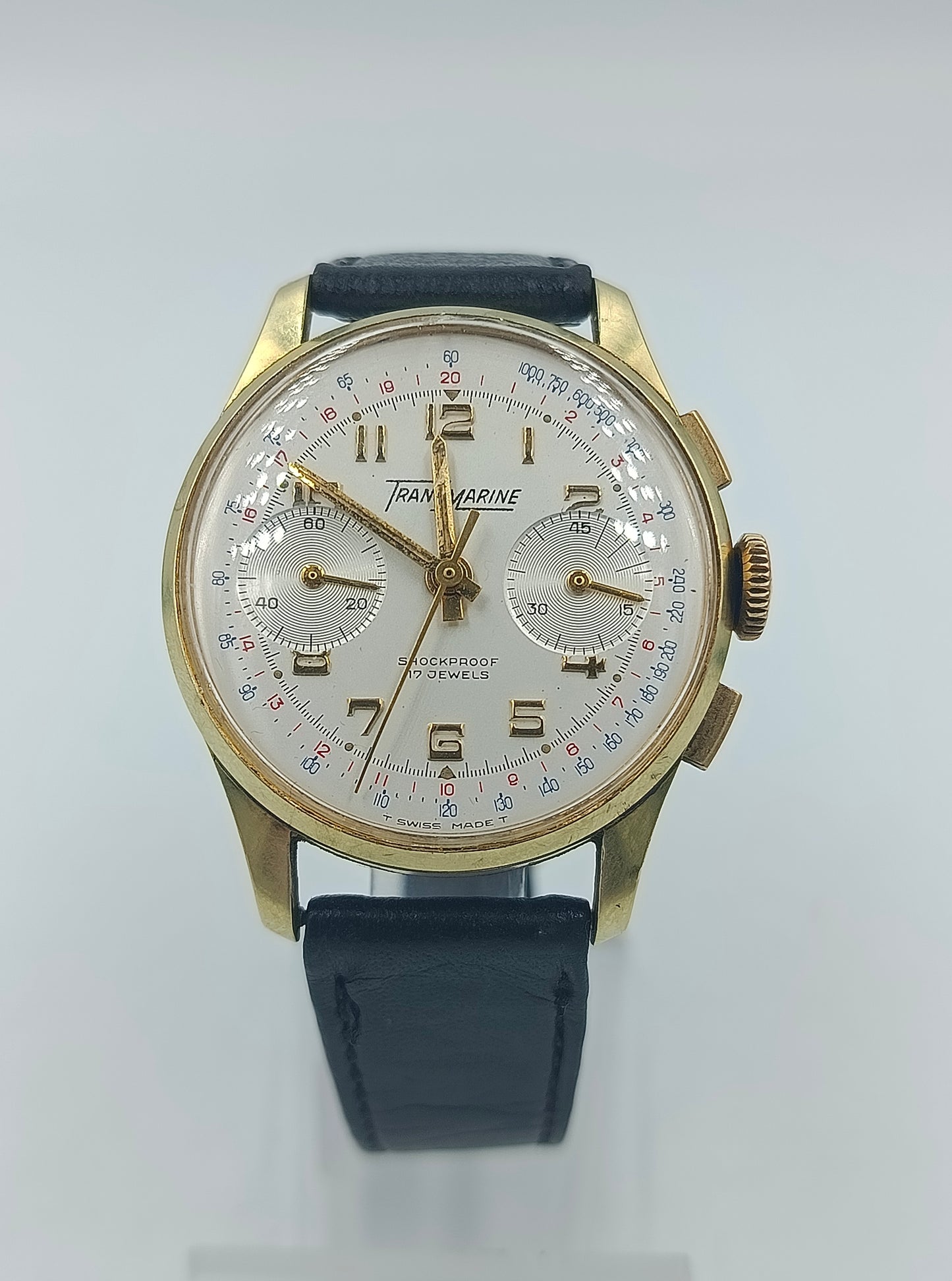 Transmarine Vintage Chronograph Herrenarmbanduhr Klassisch und Stilvoll