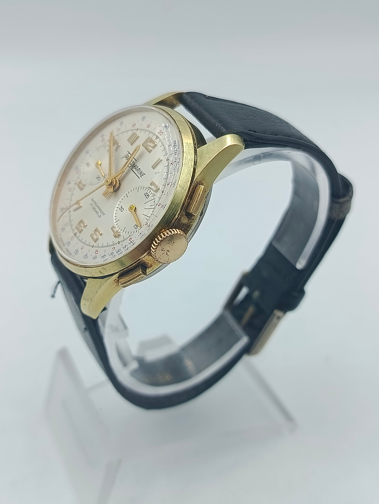 Transmarine Vintage Chronograph Herrenarmbanduhr Klassisch und Stilvoll