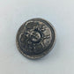 Antike Silber Brosche rund Engelmotiv