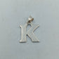 925 Silber Anhänger Buchstabe K Zeitloses und schlichtes Design