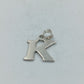 925 Silber Anhänger Buchstabe K Zeitloses und schlichtes Design