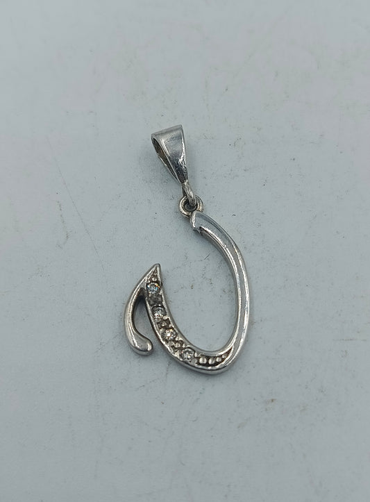 925 Silber Anhänger mit Zirkonia-Akzenten